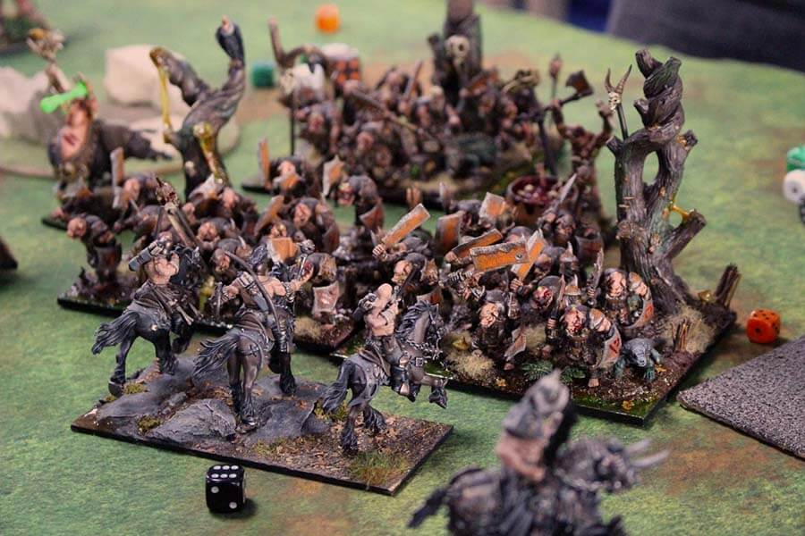 Kings of War game in action